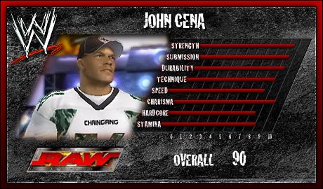 smackdown vs raw 2007 roster