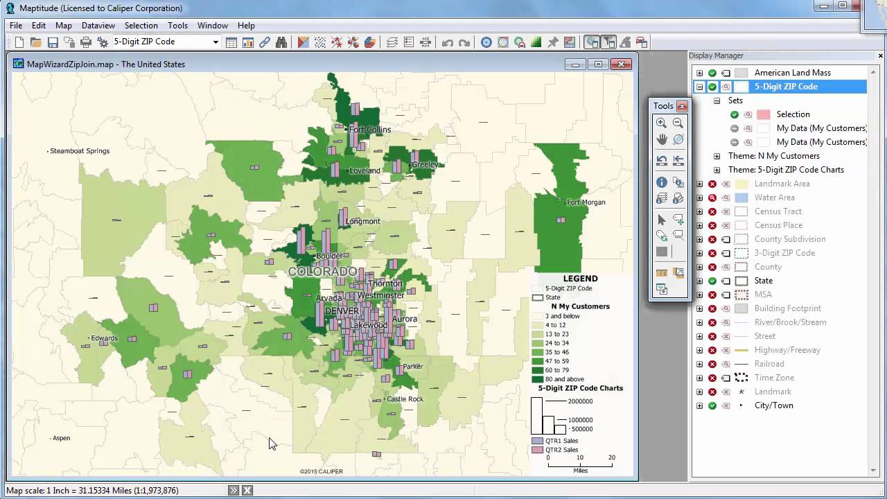 free zip code dma mapping software